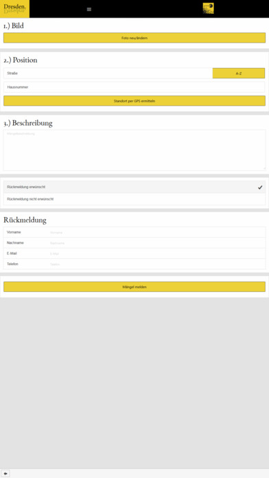 Bürgerservice-App Dresden screenshot 2