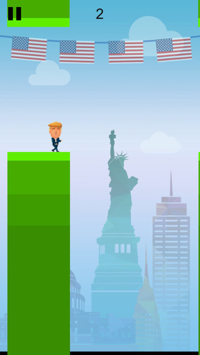 President Trump Skyscraper Jumping Game screenshot 2