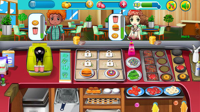 Food Court Hamburger: Burger Cooking Chef  Fever screenshot 2