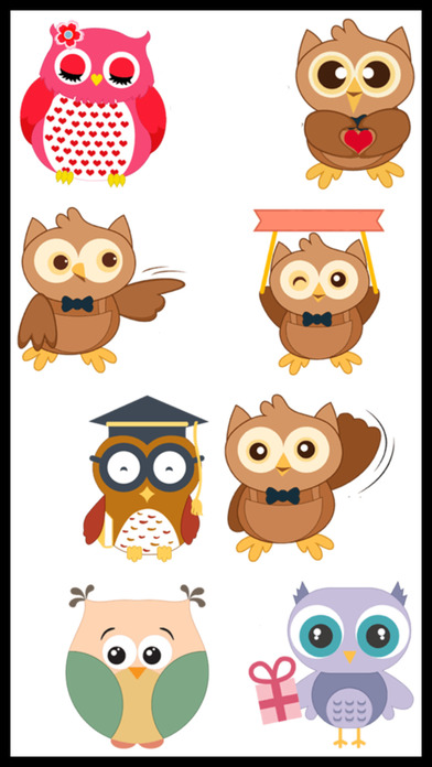 Owls Stickers screenshot 2