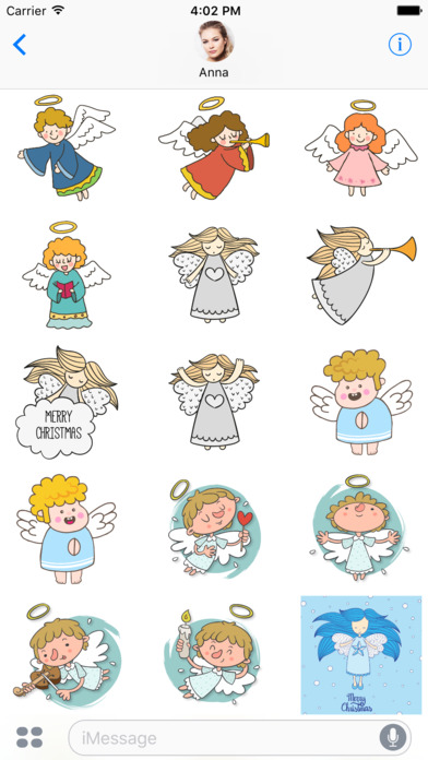 Christmas Angels Stickers screenshot 2