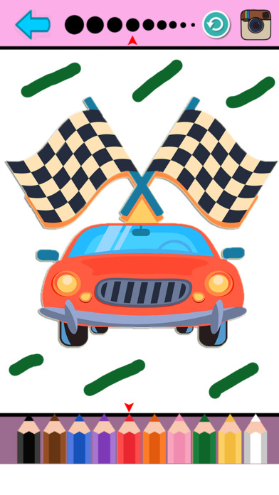 Vehicles & Car Coloring Book Drawing Game for Kids screenshot 4