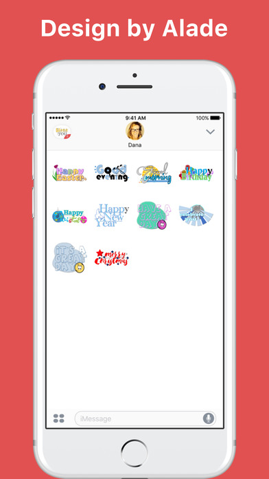 Greetings And Sayings stickers for iMessage screenshot 2