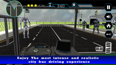 Robot Passengers City Bus screenshot 2