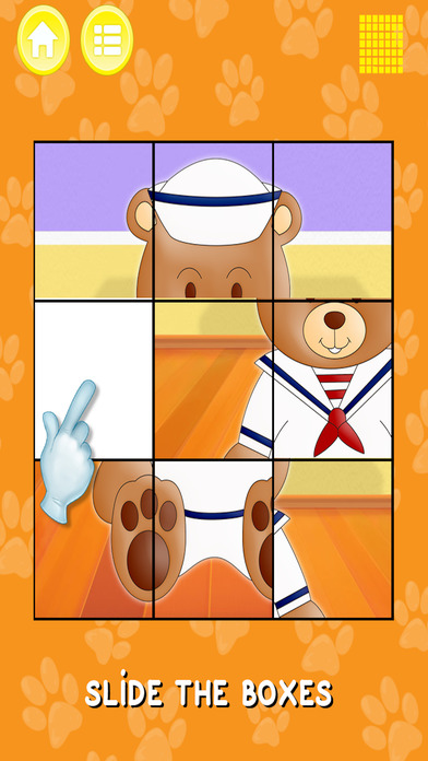 Teddy Slide Puzzle For Kids screenshot 3