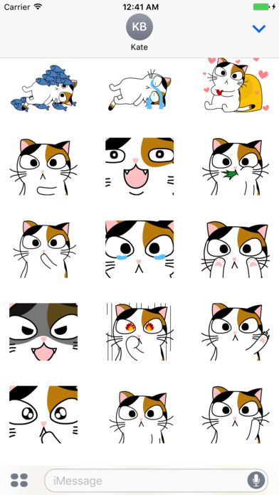 Happy Cat Animated Stickers screenshot 4