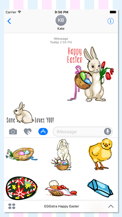 EGGstra Happy Easter Stickers screenshot 2
