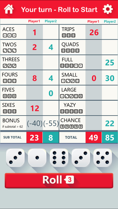 Yazy the best yatzy dice game hack tool Moves