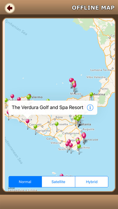 Sicily Island Offline Map Explorer screenshot 3