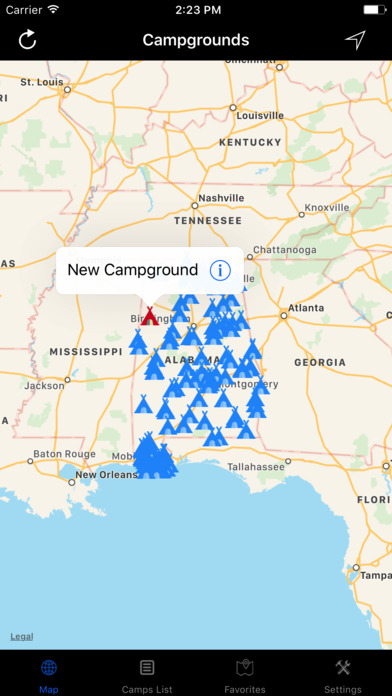 Alabama – Campgrounds & RV's screenshot 3
