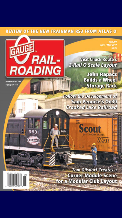O Gauge Railroading magazine screenshot 3