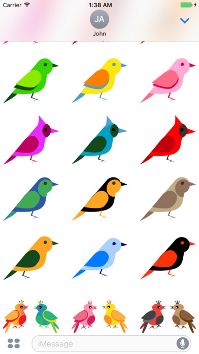 Birds Collection Stickers screenshot 2