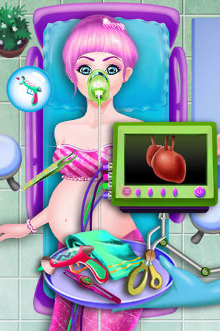 Mermaid Princess's Heart Care- Girl Surgeon Salon screenshot 2