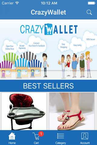 CrazyWallet - Online Shopping screenshot 2