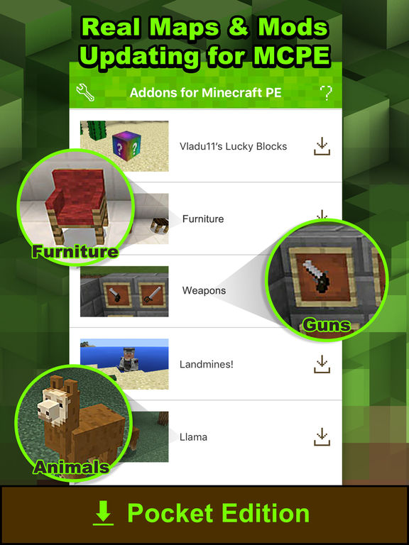 Addons Free Maps Add Ons For Minecraft PE MCPE AppRecs