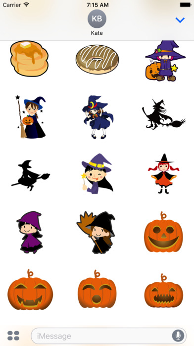 Halloween cute sticker screenshot 3