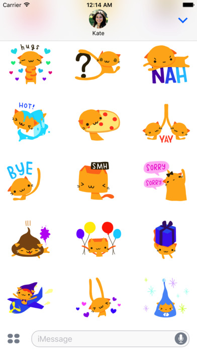 Fun Cat Animated Stickers screenshot 2