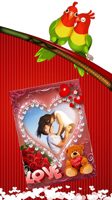 Be My Valentine -Photoframe and Love Card maker screenshot 4