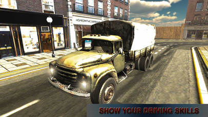 4X4 Military Truck Chase : Auto Driver Pro screenshot 3
