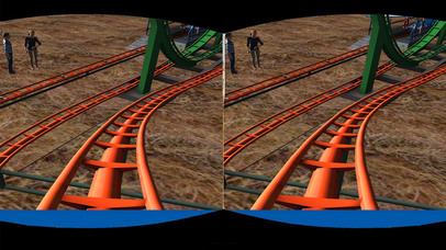 Vr Snow Roller Coaster : Snow-Fall Virtual Reality screenshot 2
