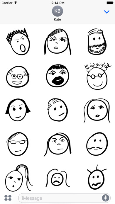 Doodly Faces Animated screenshot 2