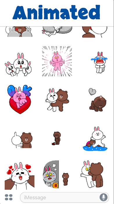 Bear and Bunny Love Animated screenshot 3