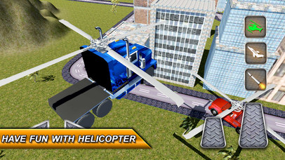 Free Flying Jet Truck Simulator: Transformer Car screenshot 3
