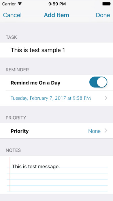 Quick To Do List With Reminder screenshot 2