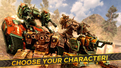 Metal Shooting War: Tanks vs Robots screenshot 3