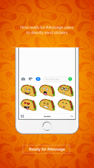 TacoMoji - taco emoji & stickers keyboard app screenshot 3