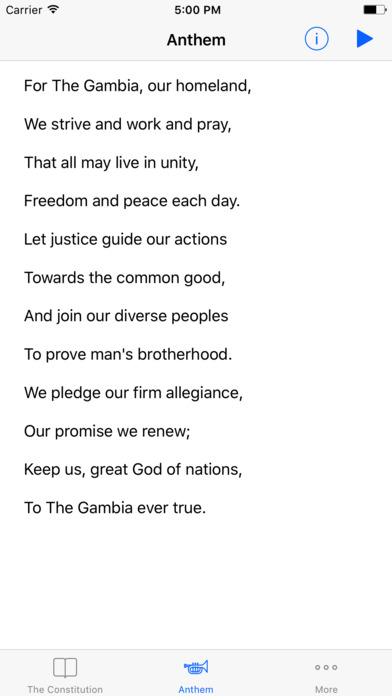 Gambia - Constitution screenshot 3