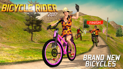 Offroad bicycle rider - uphill mountain BMX rider screenshot 4