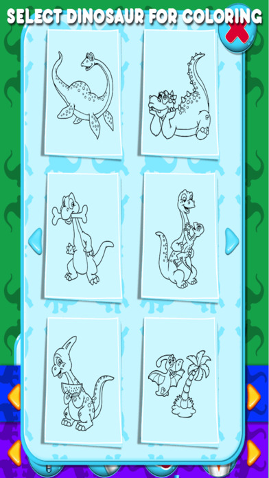 Dinosaurs Kids Coloring Books screenshot 2