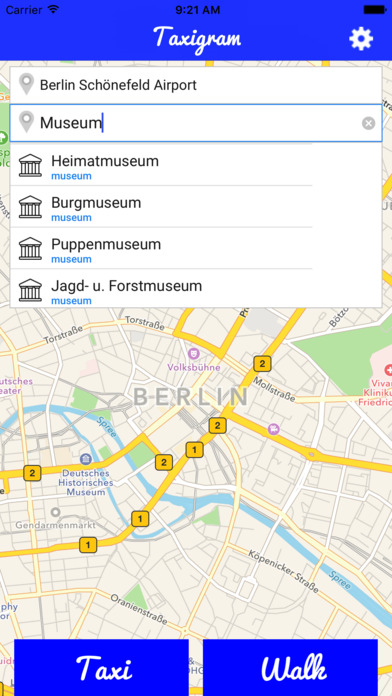 Taxigram Berlin screenshot 4