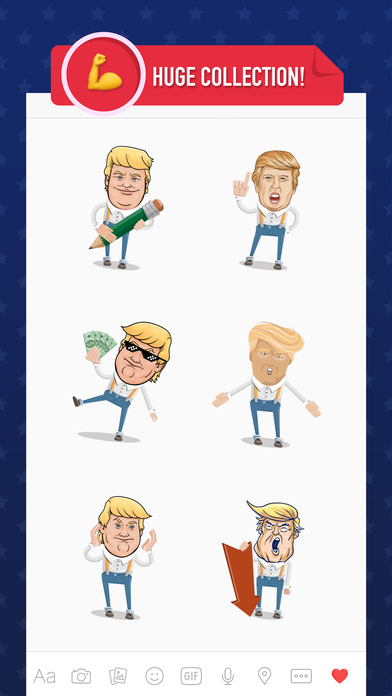 Trump Emoji - Stickers and Emojis for Donald Trump screenshot 2
