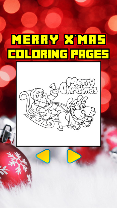 Christmas Coloring Page Book Santa Claus for Kids screenshot 2