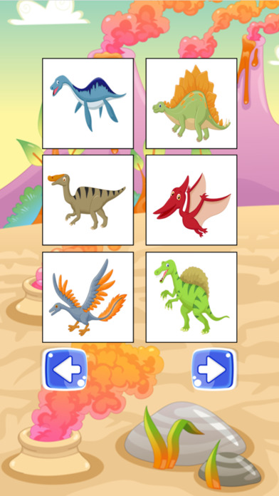 pages coloring of dinosaur screenshot 3