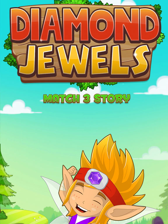 Diamond Jewels: Match 3 Game на iPad