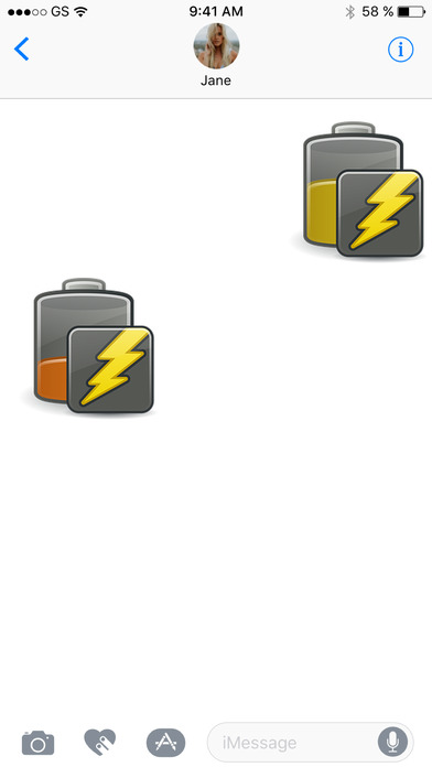 Battery Sticker Pack! screenshot 3