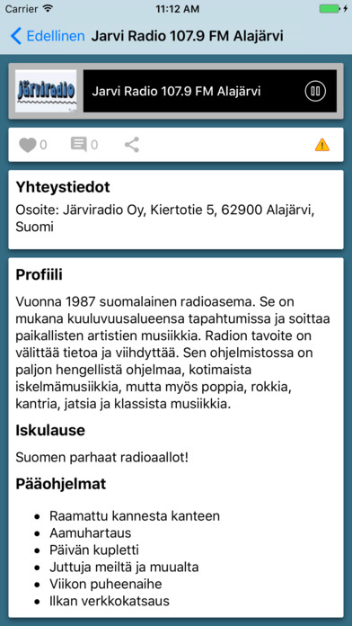 Suomi Radio Verkossa screenshot 2
