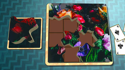 Jigsaw Solitaire Floral Art screenshot 2
