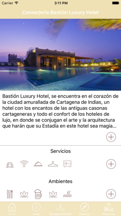 Conserjería Bastión Luxury Hotel screenshot 2
