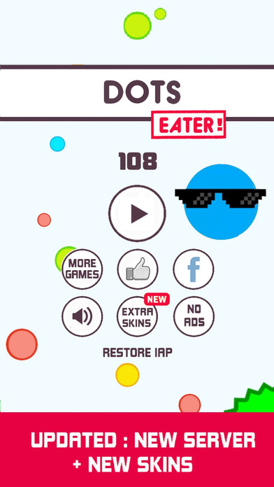 Dots Eater >The Multiplayer Like Agar Game + Skins screenshot 3