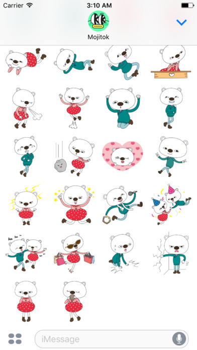 Benny & Bessie, the Polar Bears Stickers screenshot 3