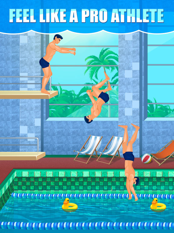 Cliff Flip Diving 2D: Swimming Simulator на iPad