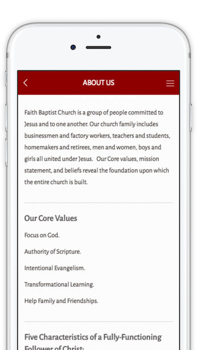 Faith Baptist Church- Adrian screenshot 2