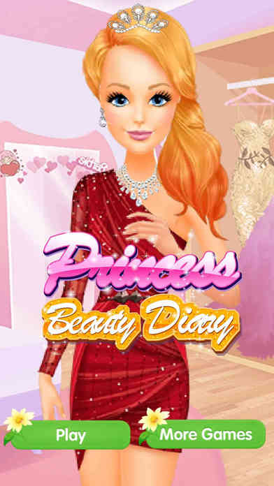 Princess Beauty Diary - Girl Makeover Games screenshot 2