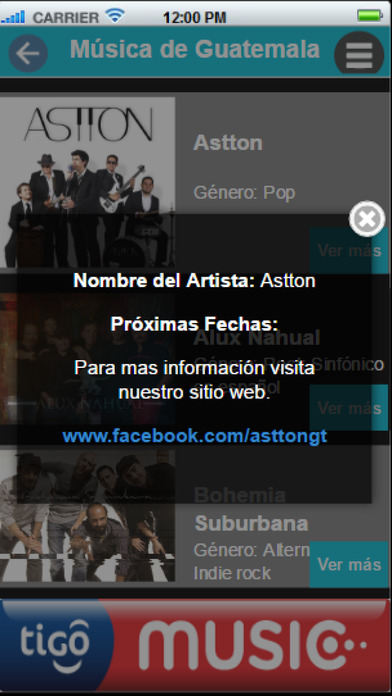 Live Music Guate screenshot 2
