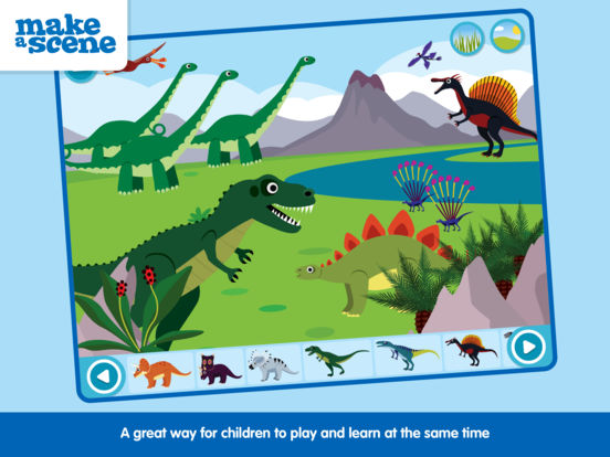 Скачать игру Make a Scene: Dinosaurs
