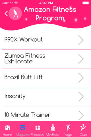 Workout exercise videos screenshot 2